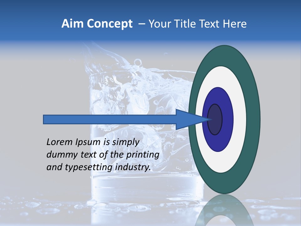 Shot Glasses Psd PowerPoint Template