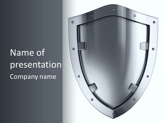 Shield Stock PowerPoint Template