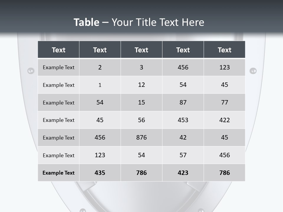 Shield Stock PowerPoint Template
