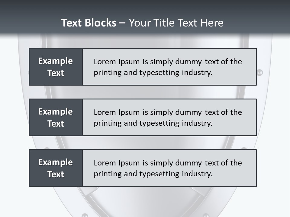 Shield Stock PowerPoint Template