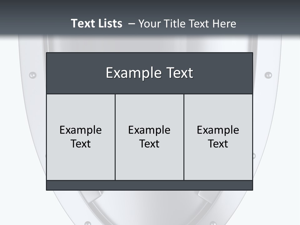 Shield Stock PowerPoint Template