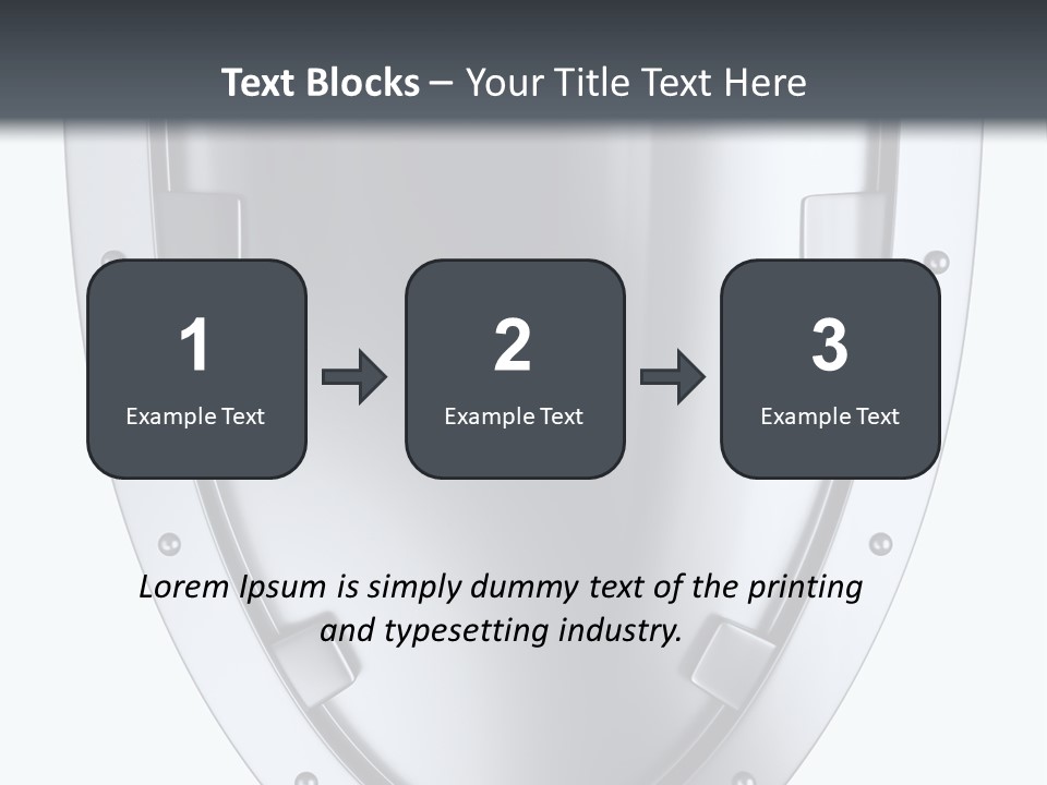 Shield Stock PowerPoint Template