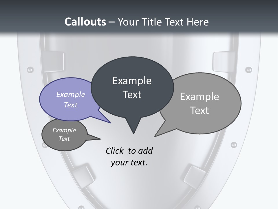Shield Stock PowerPoint Template