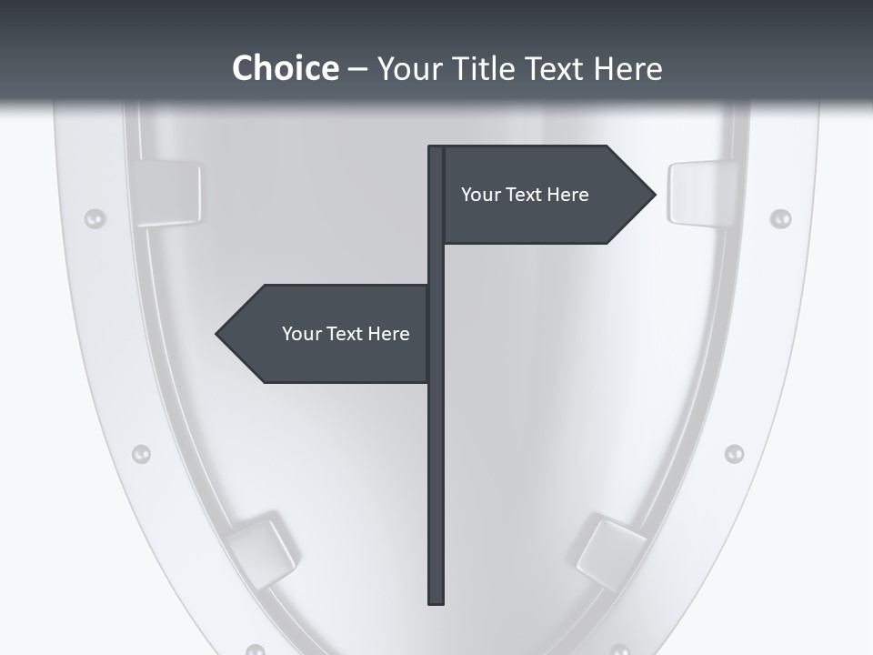 Shield Stock PowerPoint Template