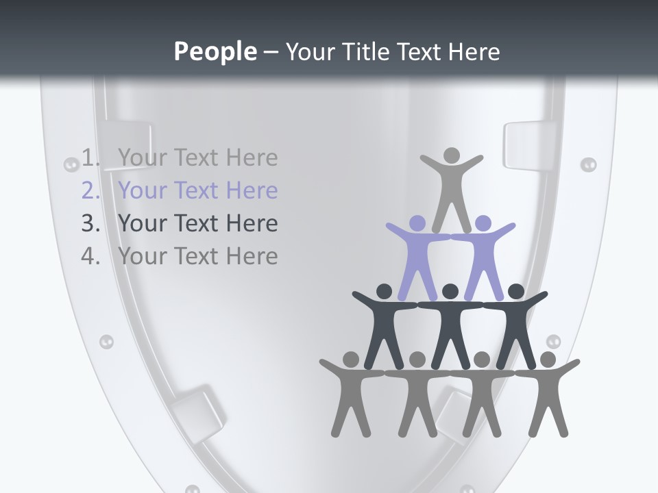 Shield Stock PowerPoint Template