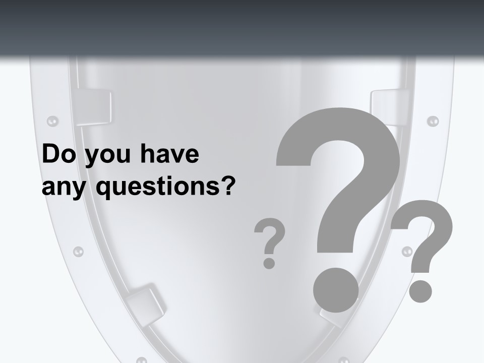 Shield Stock PowerPoint Template