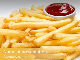 French Fries PowerPoint Template