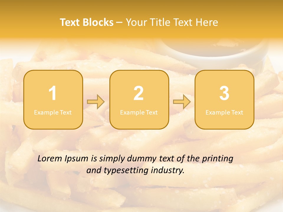 French Fries PowerPoint Template