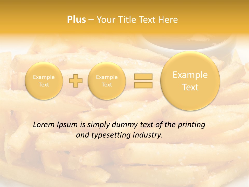 French Fries PowerPoint Template