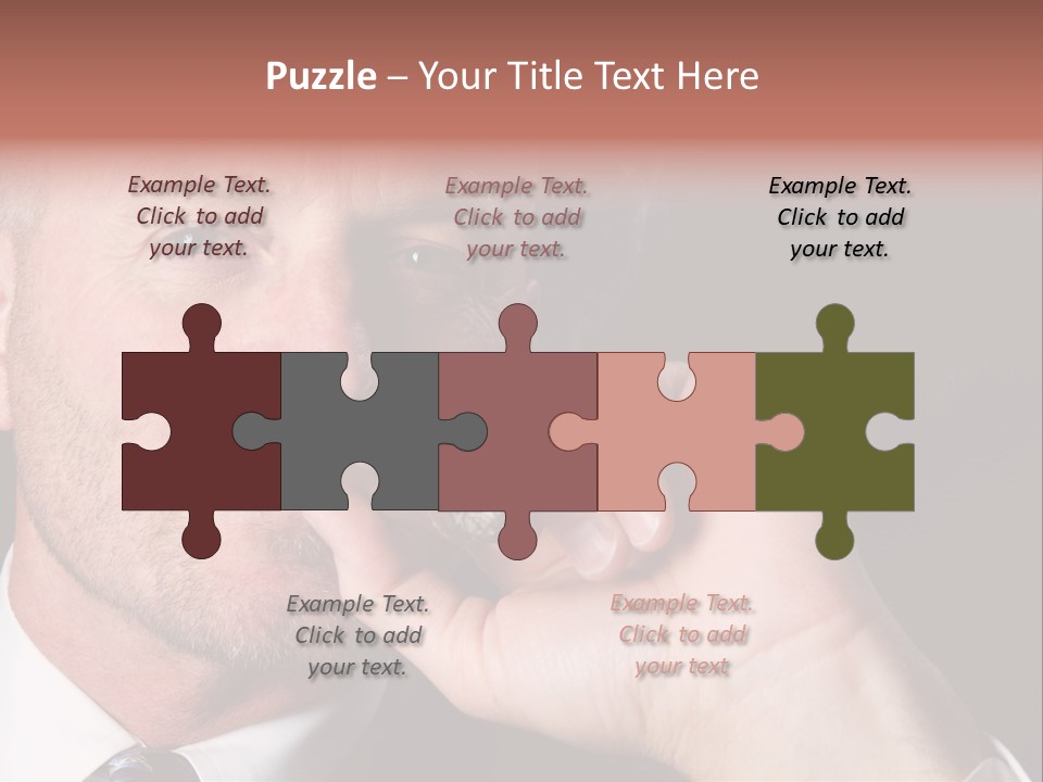 Smoking Cigar PowerPoint Template