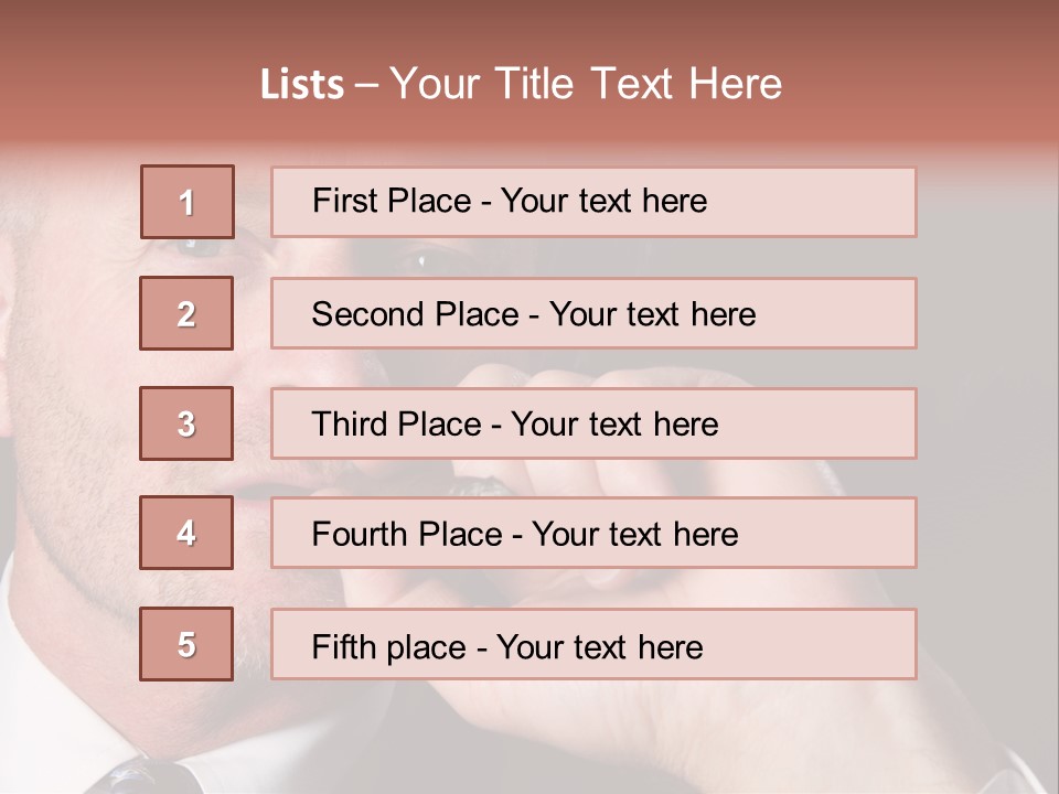 Smoking Cigar PowerPoint Template