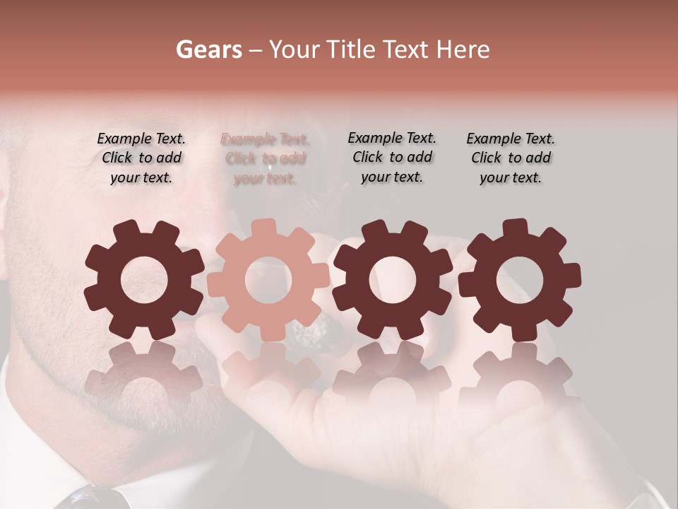 Smoking Cigar PowerPoint Template