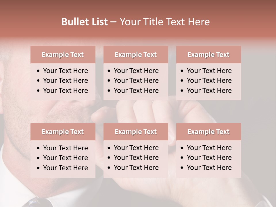 Smoking Cigar PowerPoint Template