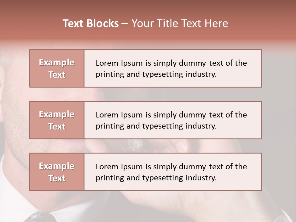 Smoking Cigar PowerPoint Template