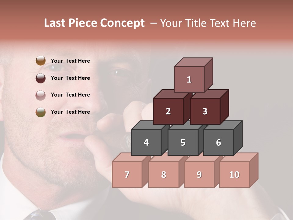 Smoking Cigar PowerPoint Template