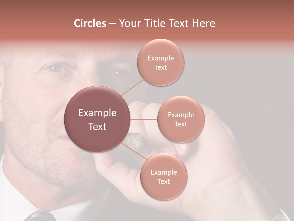 Smoking Cigar PowerPoint Template