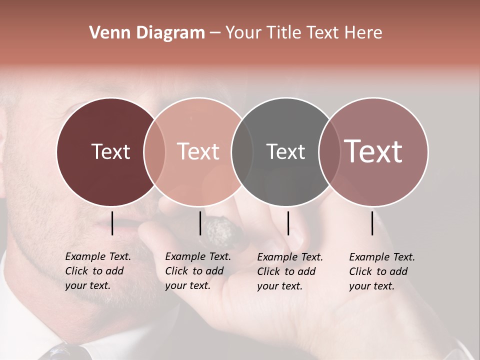 Smoking Cigar PowerPoint Template