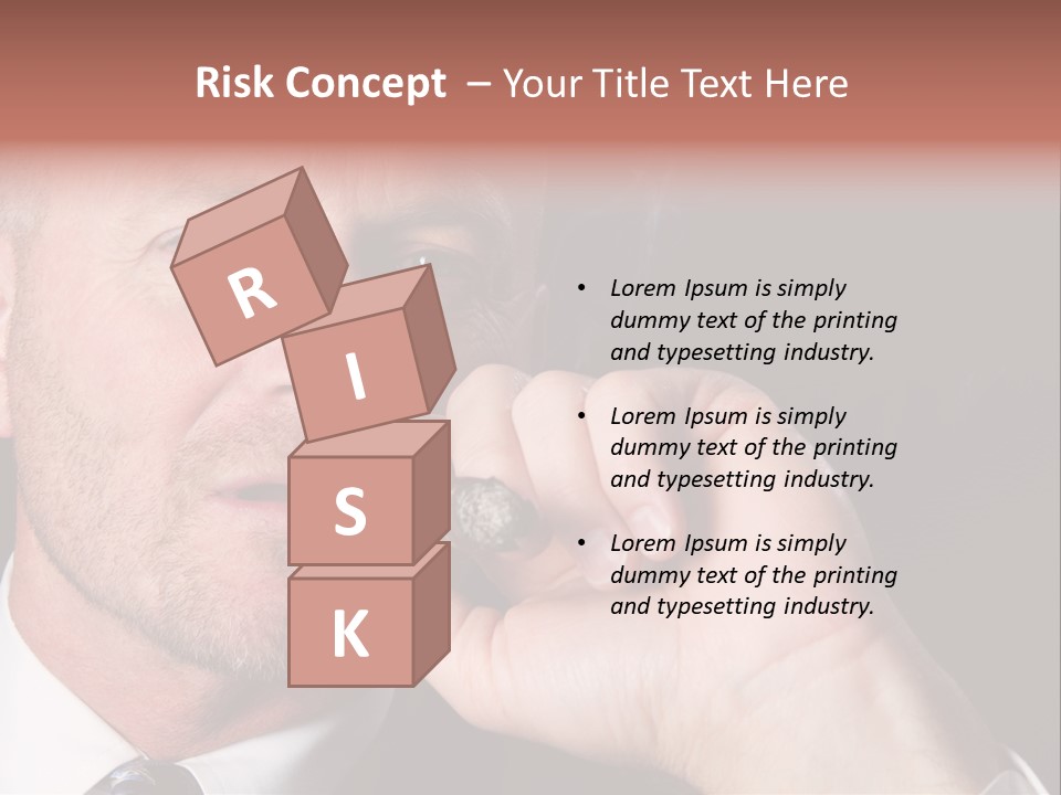 Smoking Cigar PowerPoint Template