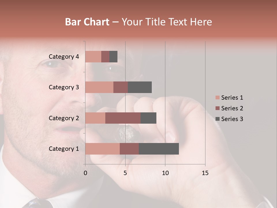 Smoking Cigar PowerPoint Template