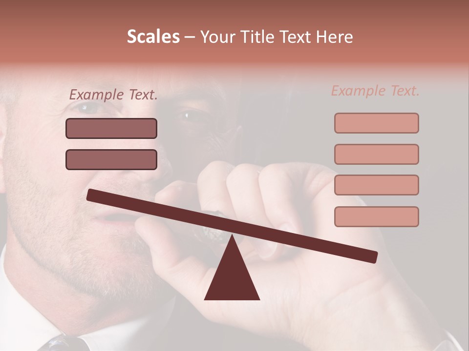 Smoking Cigar PowerPoint Template