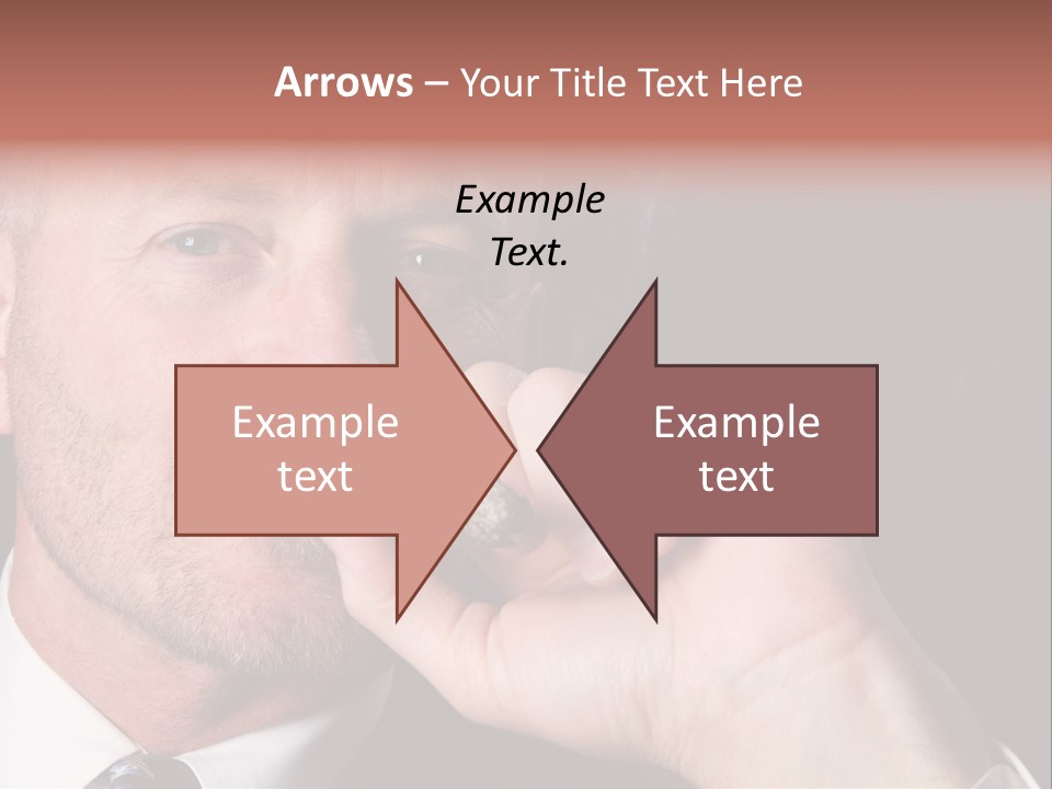 Smoking Cigar PowerPoint Template