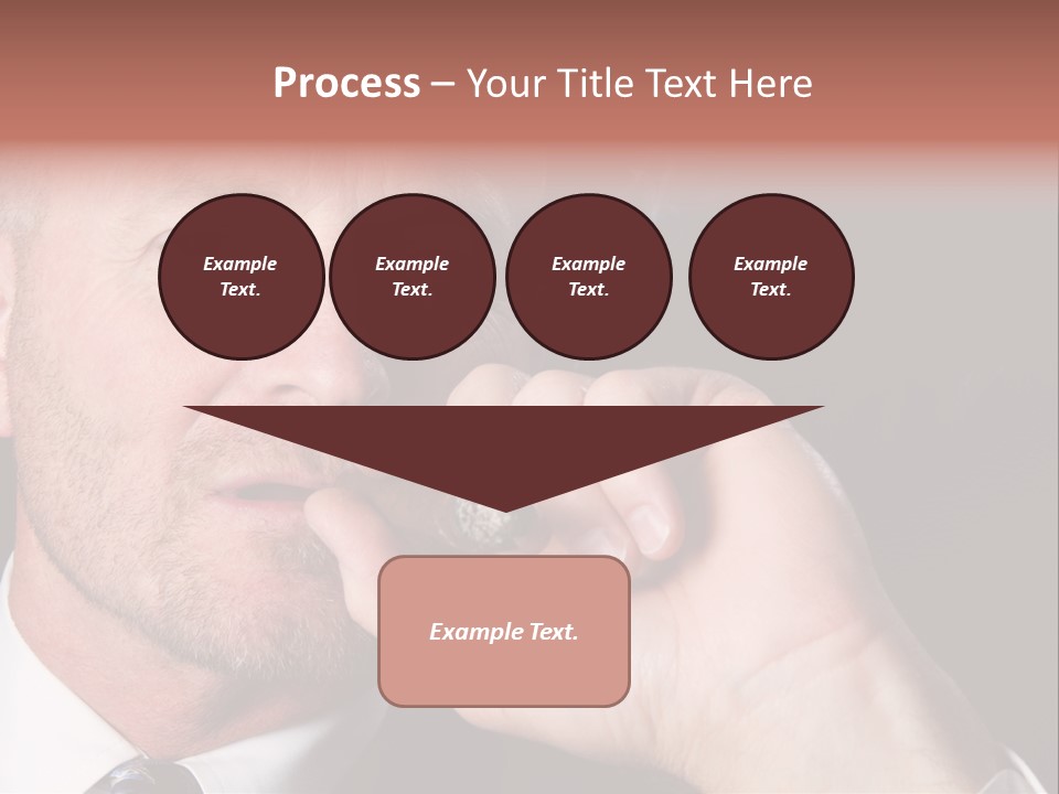 Smoking Cigar PowerPoint Template
