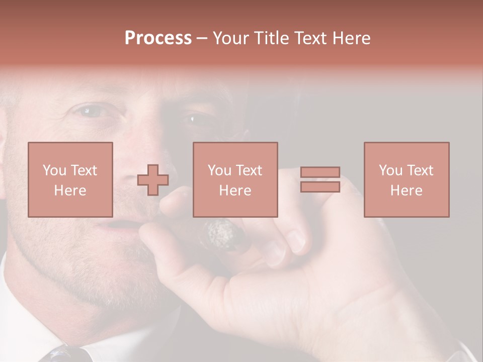 Smoking Cigar PowerPoint Template