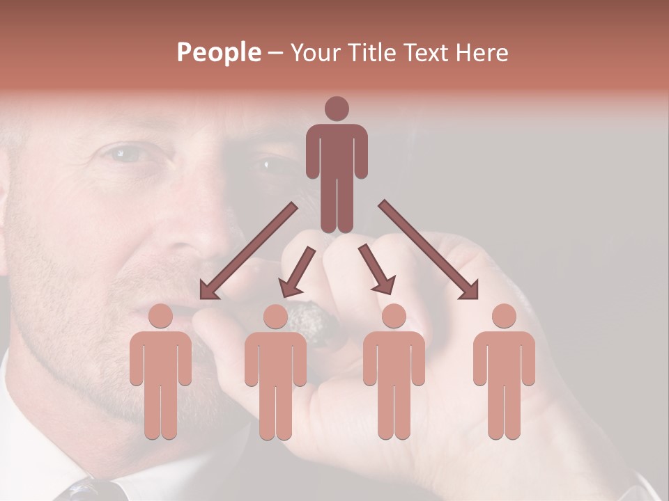 Smoking Cigar PowerPoint Template