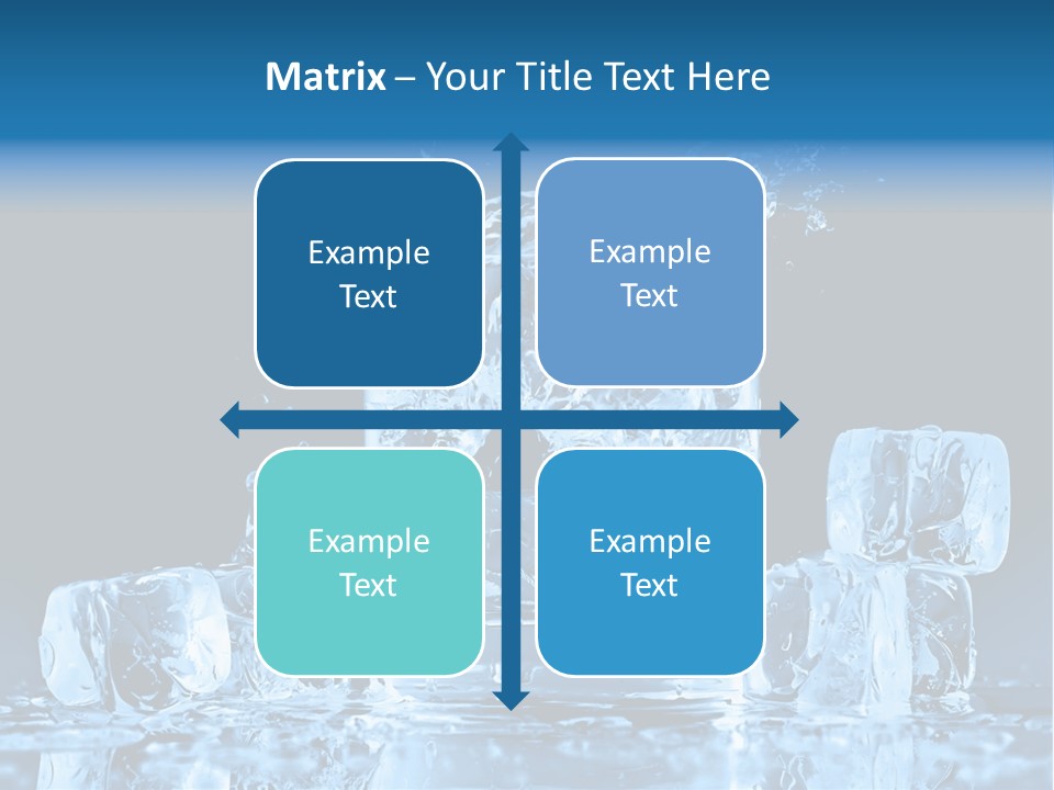 Stem Close Up Advertising PowerPoint Template
