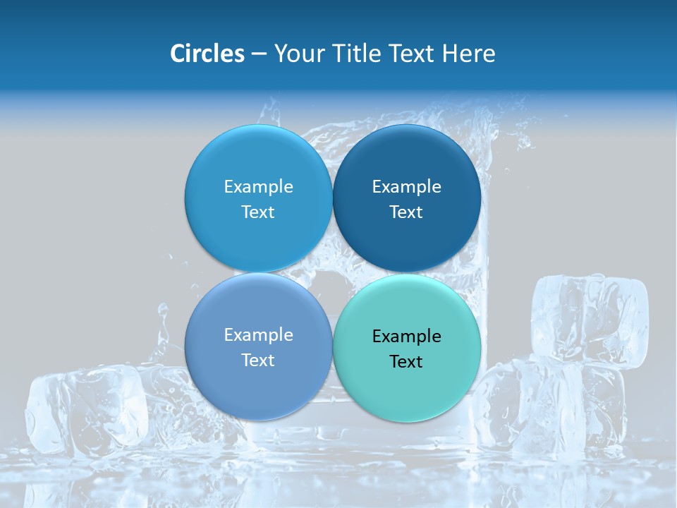 Stem Close Up Advertising PowerPoint Template