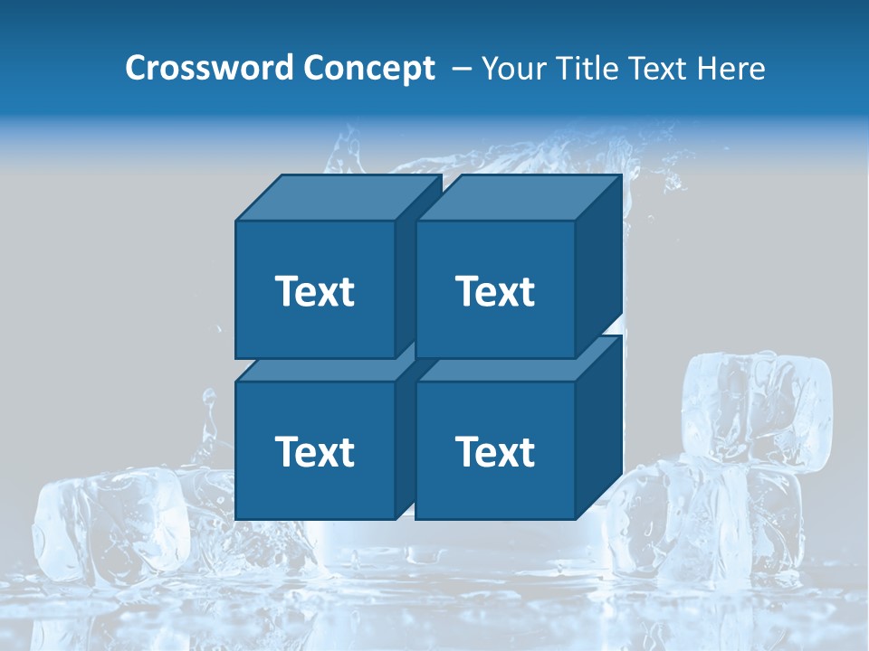 Stem Close Up Advertising PowerPoint Template