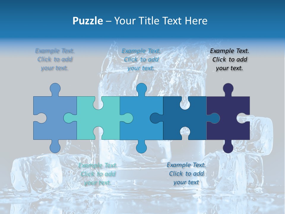 Stem Close Up Advertising PowerPoint Template