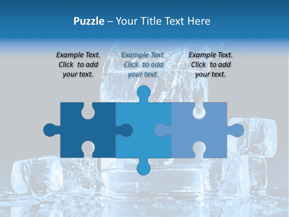 Stem Close Up Advertising PowerPoint Template