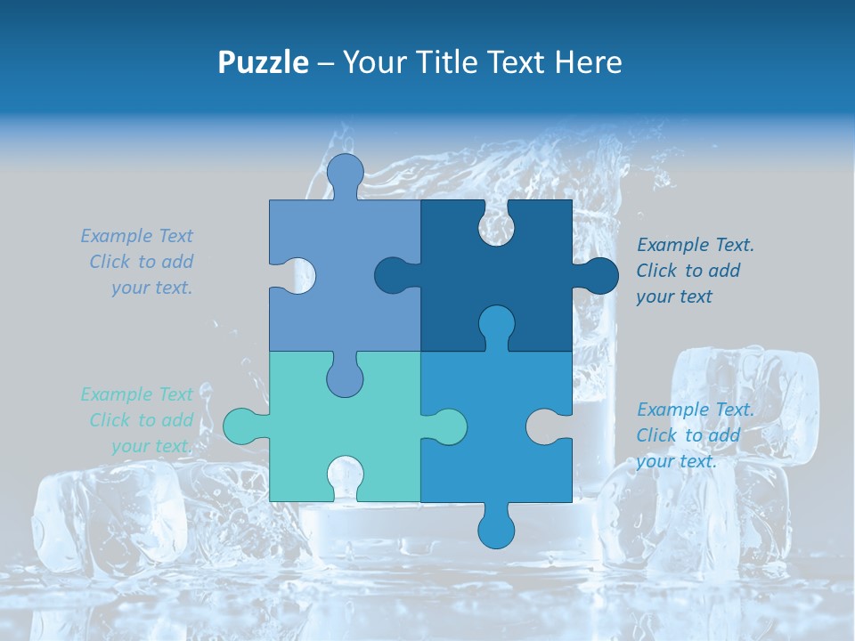 Stem Close Up Advertising PowerPoint Template