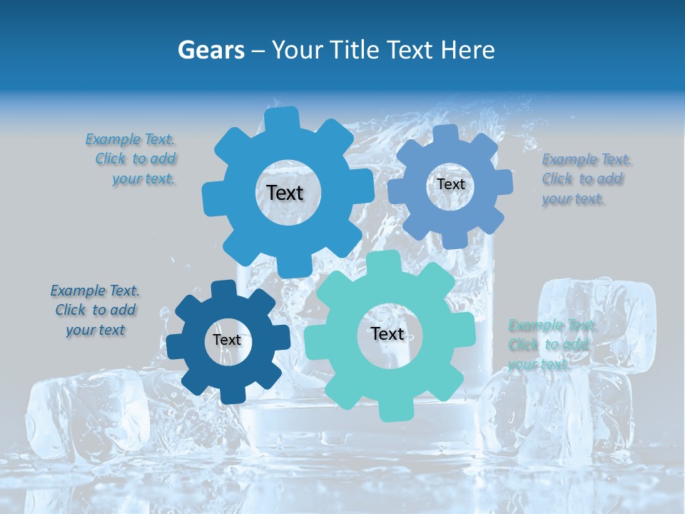 Stem Close Up Advertising PowerPoint Template