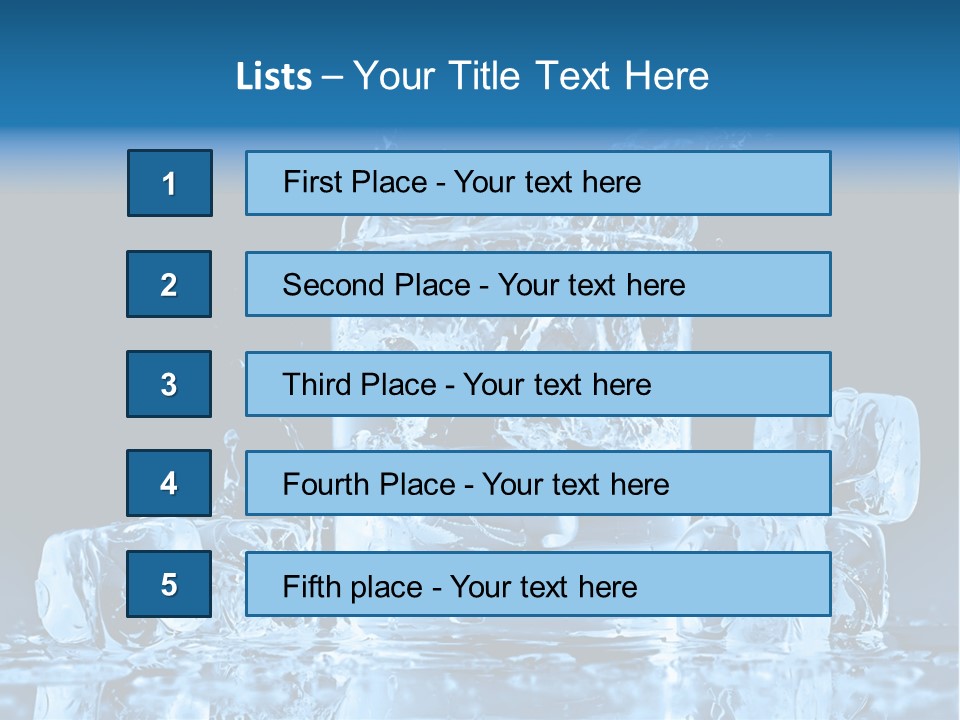 Stem Close Up Advertising PowerPoint Template
