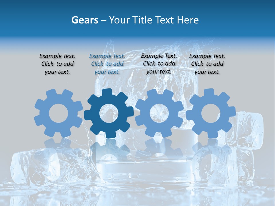 Stem Close Up Advertising PowerPoint Template