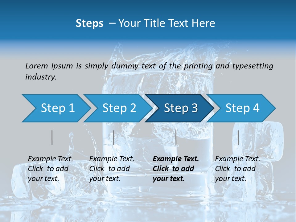 Stem Close Up Advertising PowerPoint Template