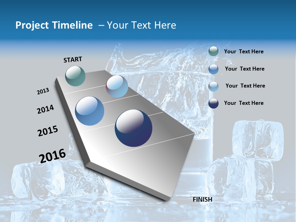 Stem Close Up Advertising PowerPoint Template