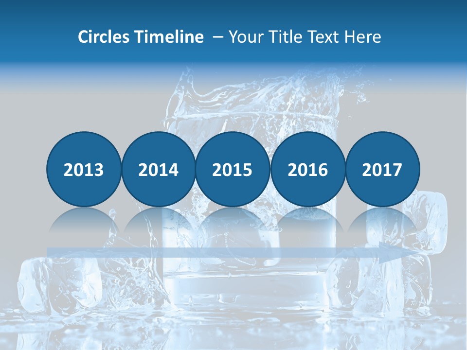 Stem Close Up Advertising PowerPoint Template