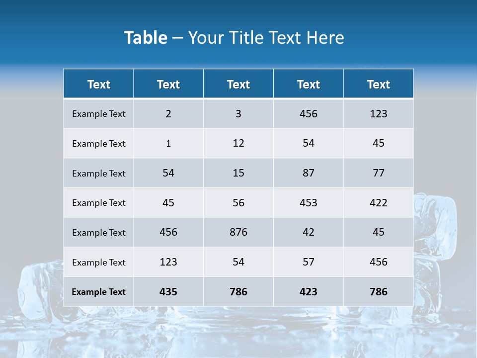 Stem Close Up Advertising PowerPoint Template