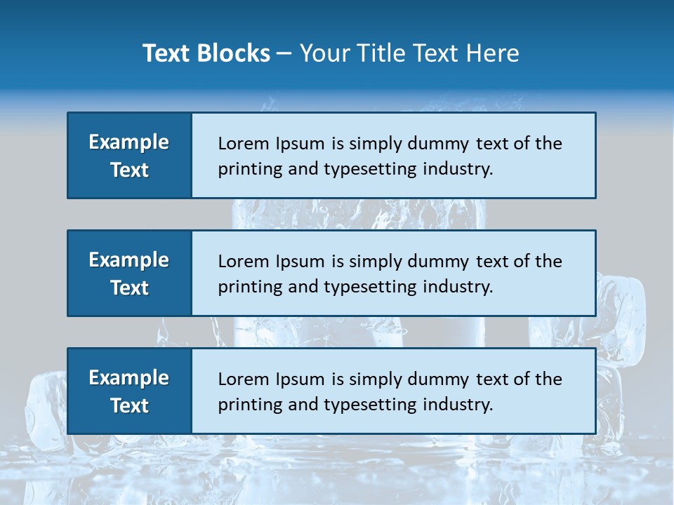 Stem Close Up Advertising PowerPoint Template