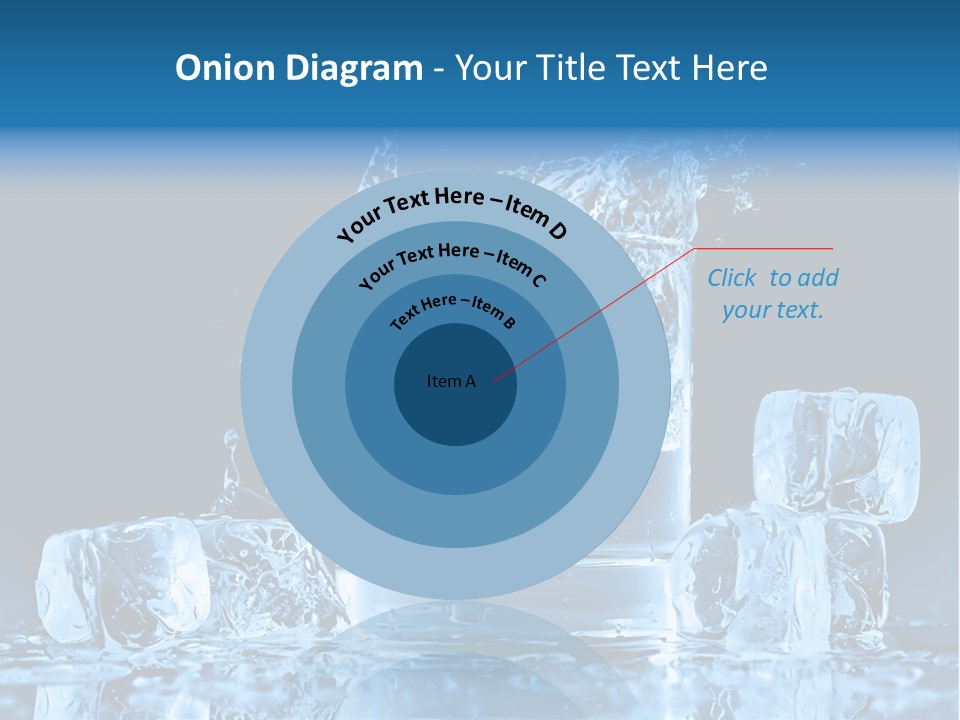 Stem Close Up Advertising PowerPoint Template