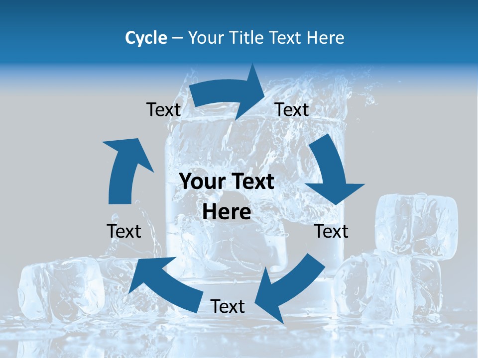 Stem Close Up Advertising PowerPoint Template