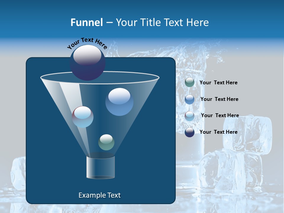 Stem Close Up Advertising PowerPoint Template