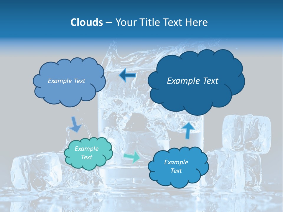 Stem Close Up Advertising PowerPoint Template