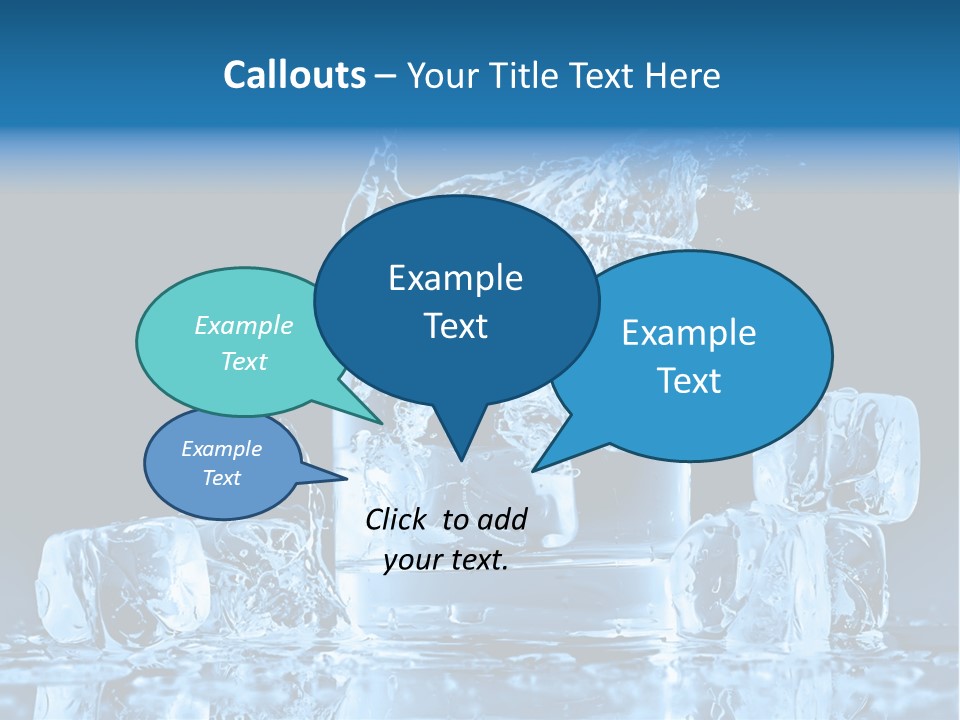 Stem Close Up Advertising PowerPoint Template