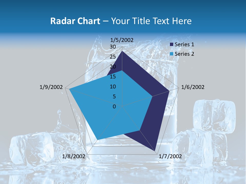 Stem Close Up Advertising PowerPoint Template