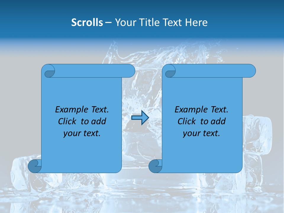 Stem Close Up Advertising PowerPoint Template