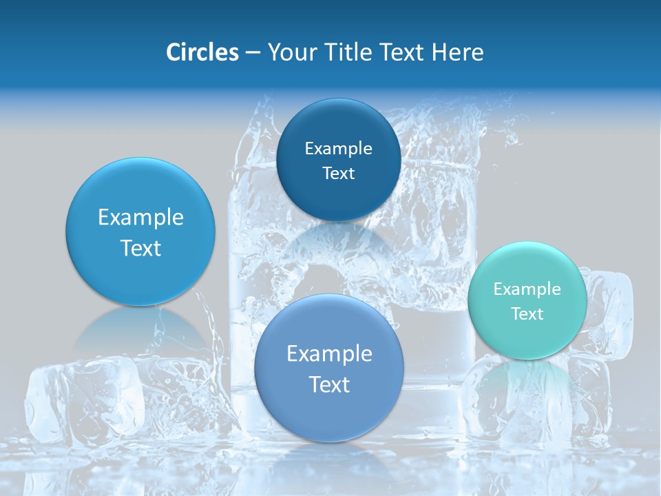 Stem Close Up Advertising PowerPoint Template